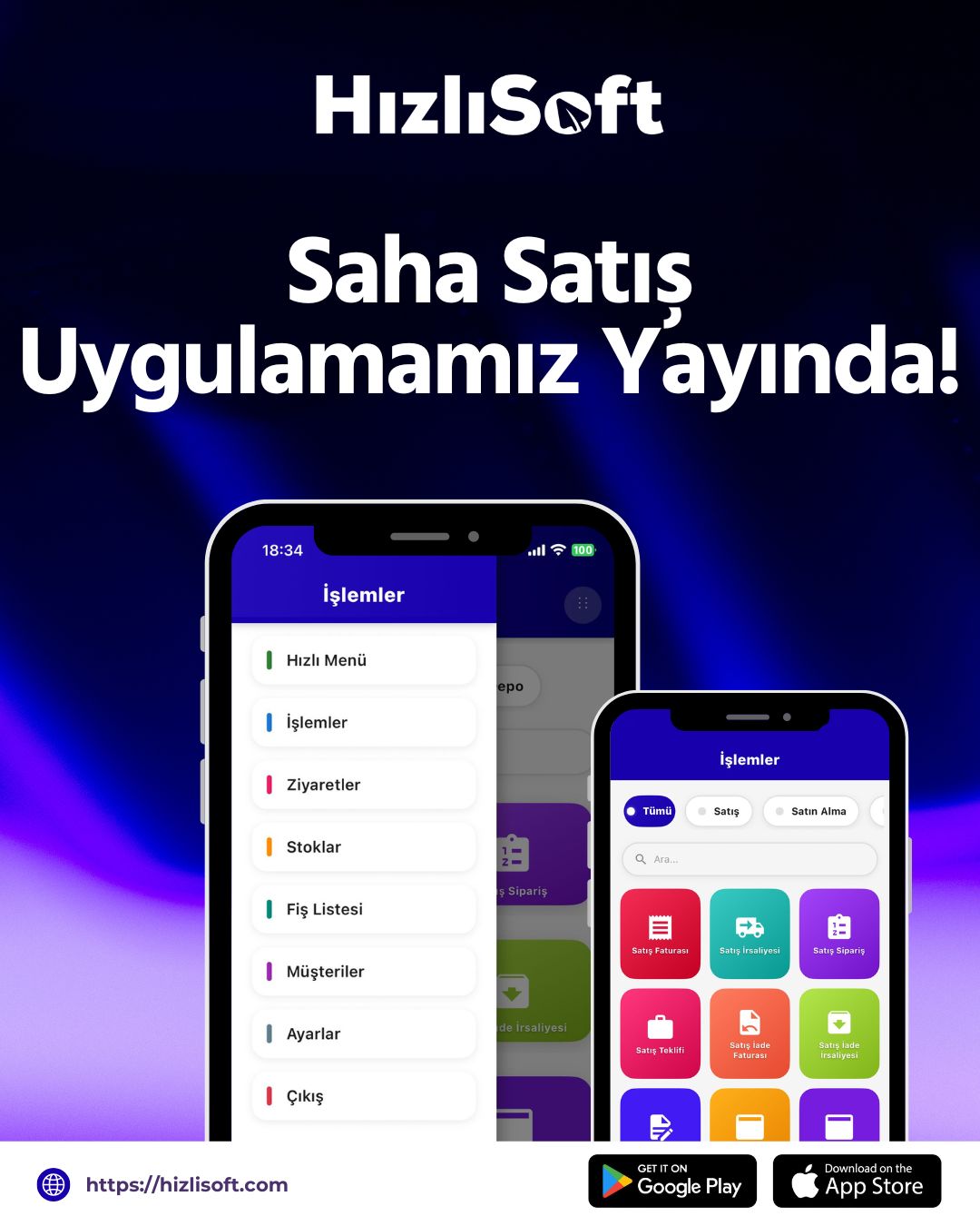 HızlıSoft Saha Satış